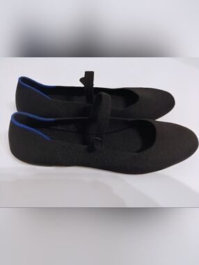 New Rothy square toe Mary Jane black size 10